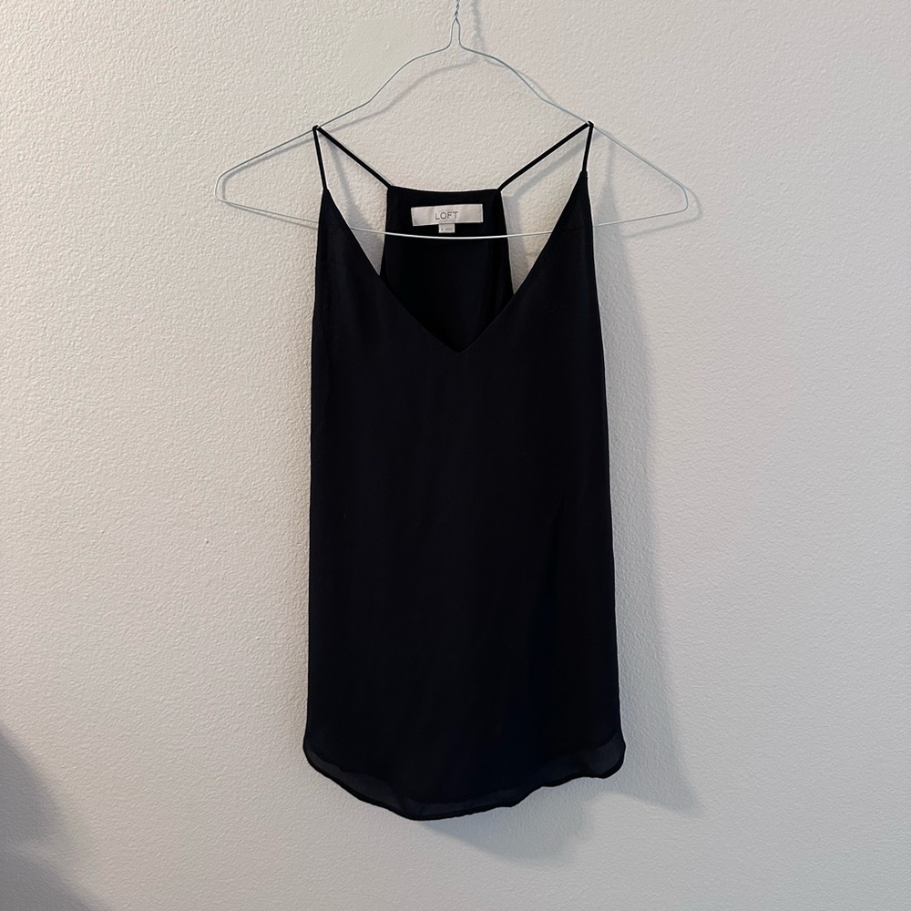LOFT Black Tank Top